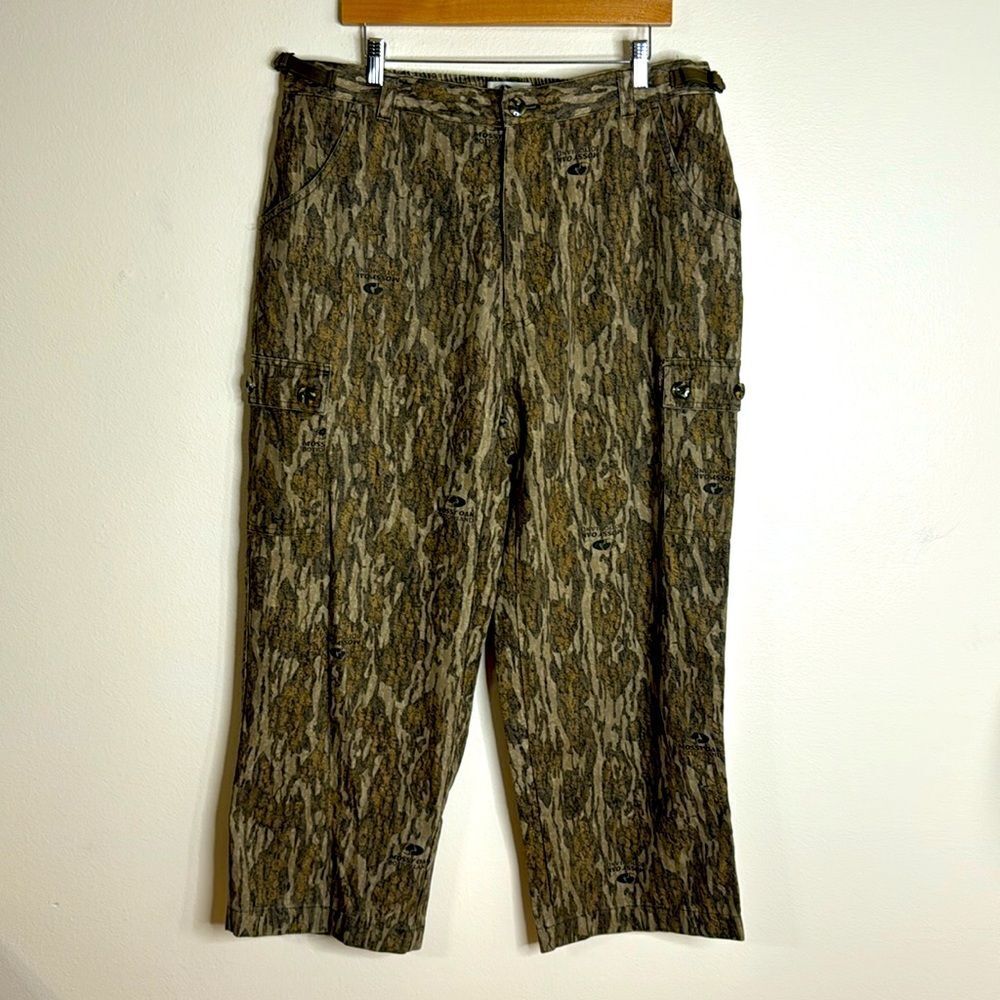 Mossy oak cotton mill II hunt pants outdoors hunting camo pant size XL